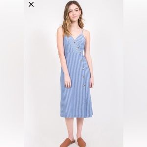 Strapped blue dress 👗